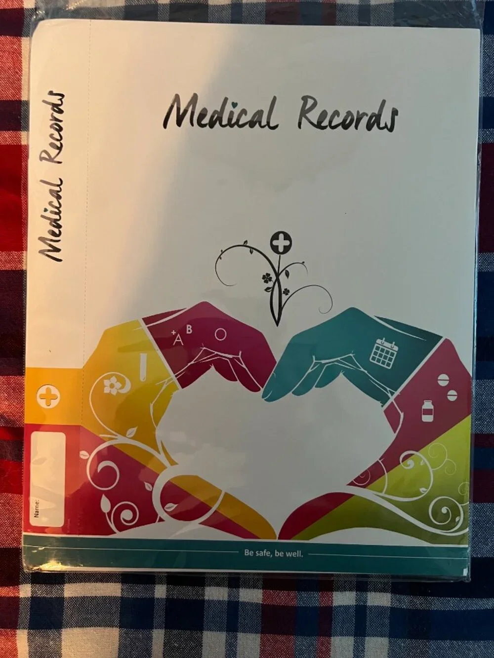 NEW Medical Records Organizer Kit Binder Dividers Tabs Personal Health Info